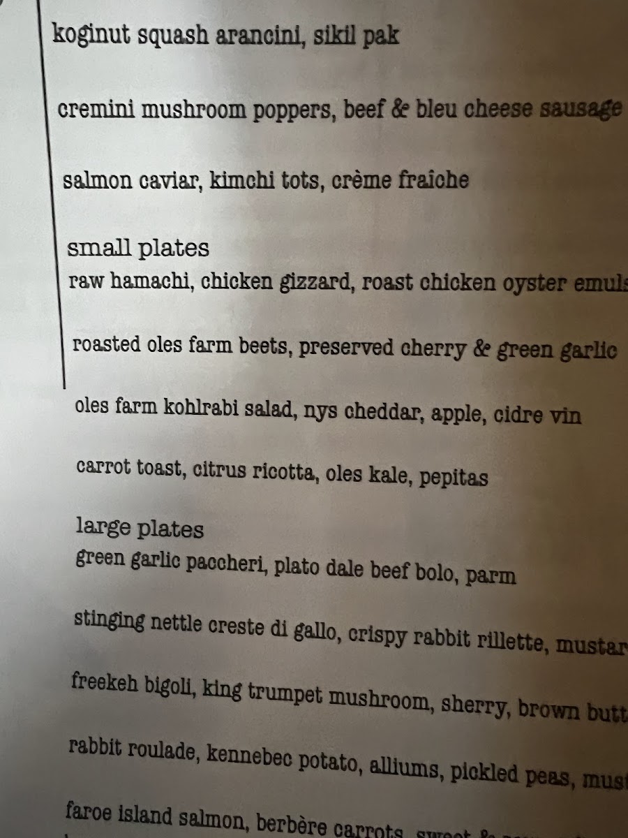 Menu Waxlight Bar A Vin-8